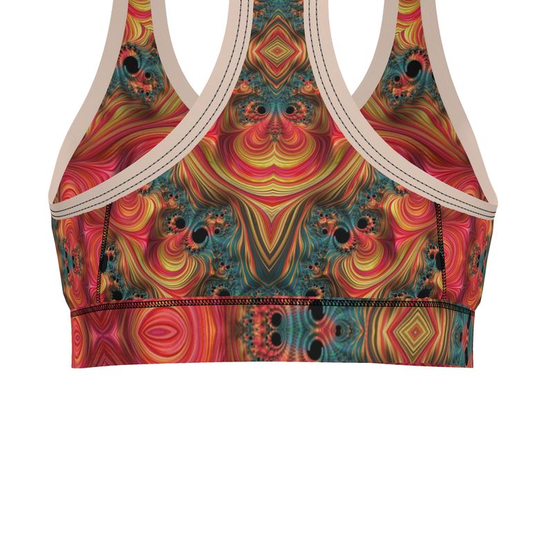 BoomGoo® Sports Bra F1139 "Rainbow Mountain" II