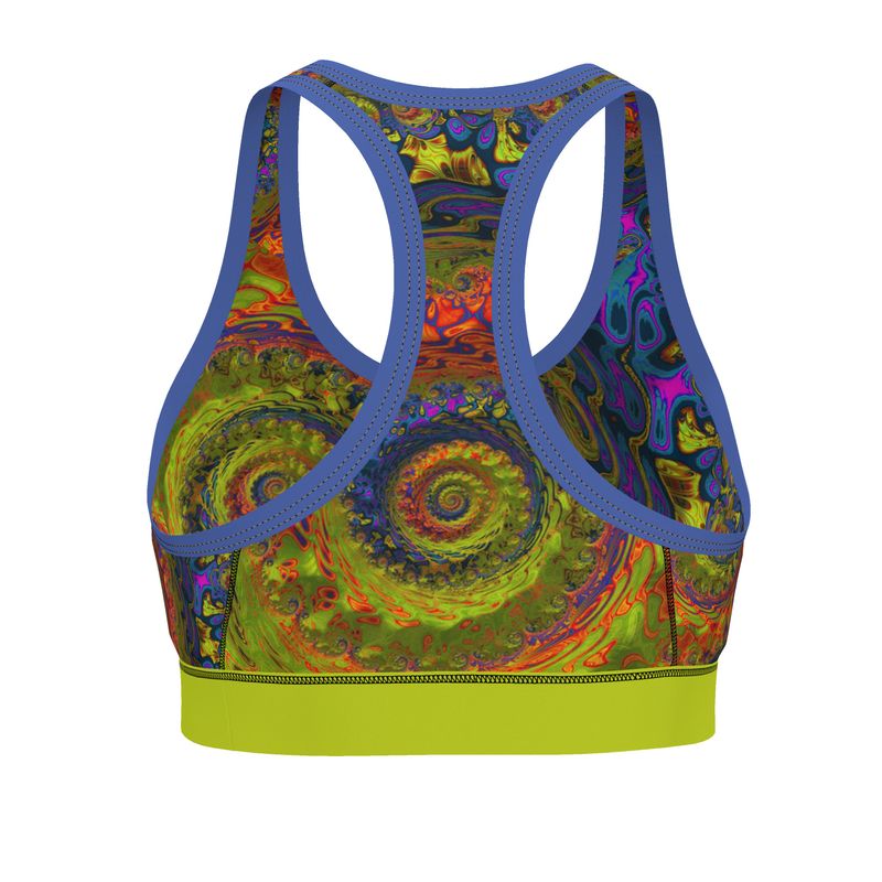 BoomGoo® Sports Bra F1546 "Lagoon Paradise" I 2