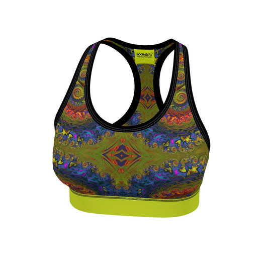 BoomGoo® Sports Bra F1546 "Lagoon Paradise" II 2