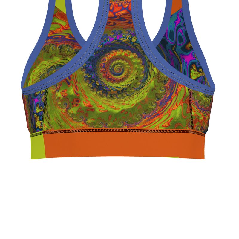 BoomGoo® Sports Bra F1546 "Lagoon Paradise" I 3