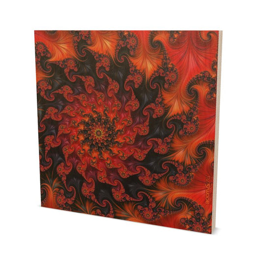 BoomGoo® art print Wood Block F898 "Silk Road"