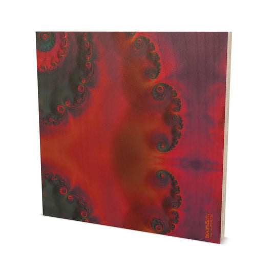 BoomGoo® art print Wood Block F205 "Tequila Sunset" 1