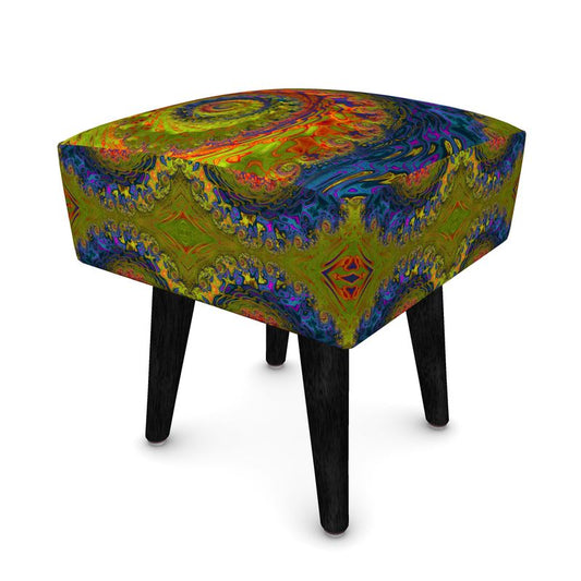 BoomGoo® seat Ottoman (square) F1546 "Lagoon Paradise" 1