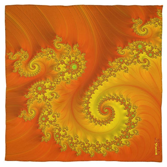 BoomGoo® Scarf (silk) F527 "Sun" 1