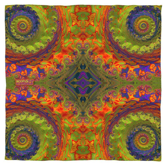 BoomGoo® Scarf (silk) F1545 "Lagoon Paradise" 4