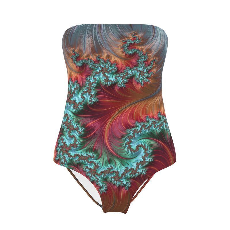 BoomGoo® Swimwear Ladies Strapless  F508 "Surf" 1 IV