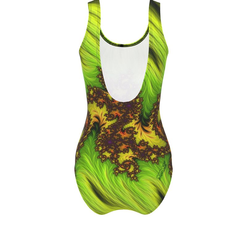 BoomGoo® Swimwear Ladies 1-Piece F389 "Jungle Fur" 1 II