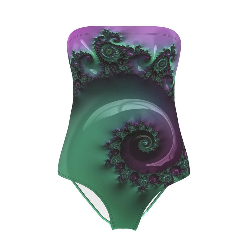 BoomGoo® Swimwear Ladies Strapless F041 "Purple Rain" 1 II