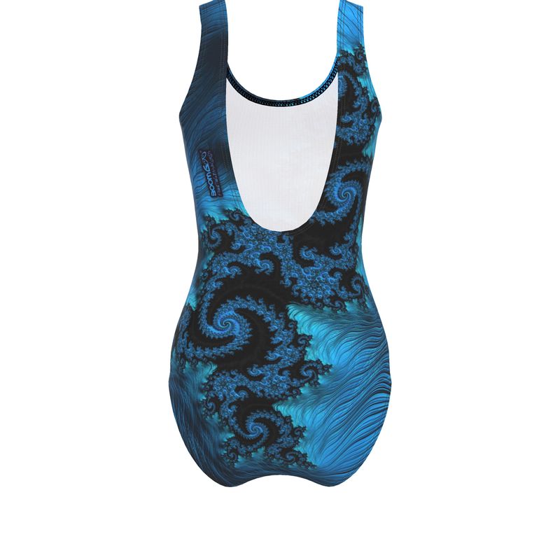 BoomGoo® Swimwear Ladies 1-Piece F404 "Blue Dragon" 1 III
